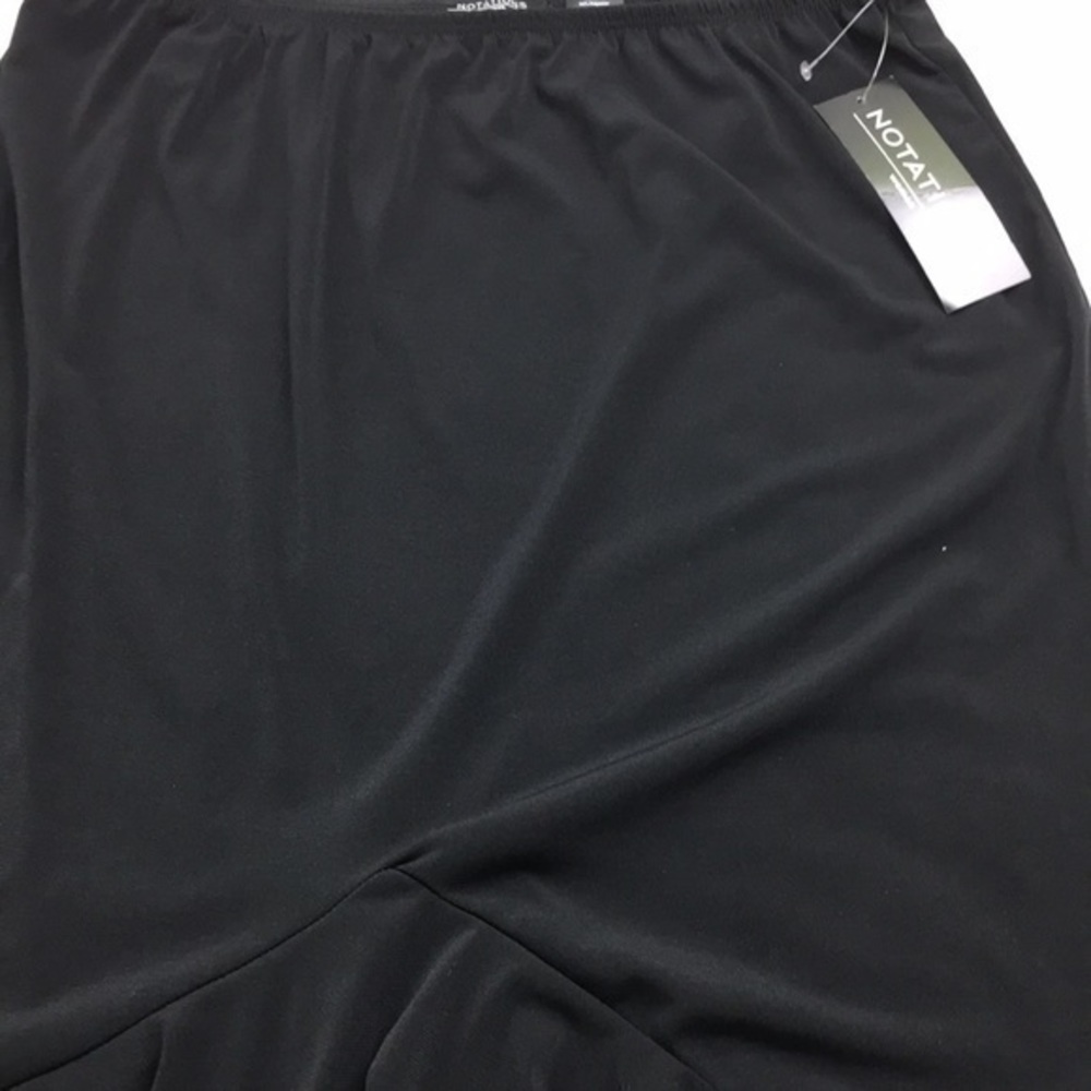 Notations Black Ruffle Hem Skirt - Picture 12 of 16